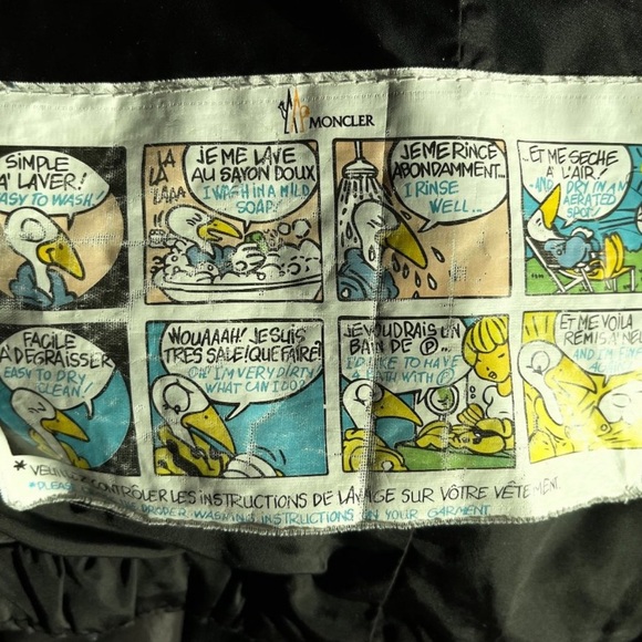 Moncler saby coat down Leopard Hood With Logo - Picture 7 of 9